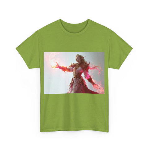 Crimson Elemental Majesty - Unisex Heavy Cotton Tee