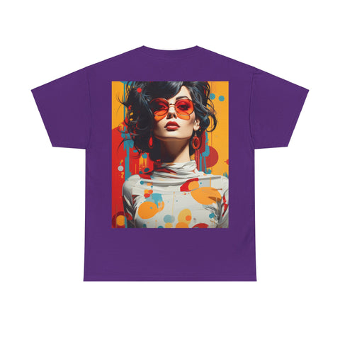 Vibrant Urban Elegance - Unisex Heavy Cotton Tee
