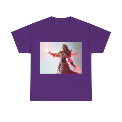 Crimson Elemental Majesty - Unisex Heavy Cotton Tee