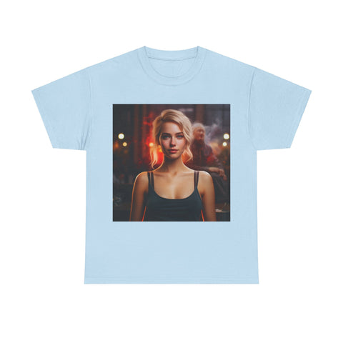 Introspective City Dusk - Unisex Heavy Cotton Tee