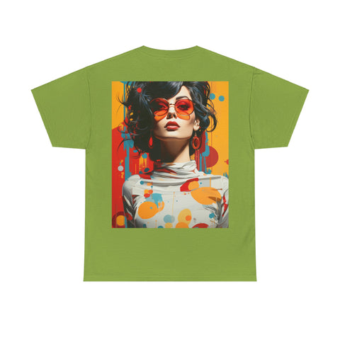 Vibrant Urban Elegance - Unisex Heavy Cotton Tee