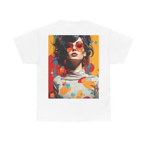 Vibrant Urban Elegance - Unisex Heavy Cotton Tee