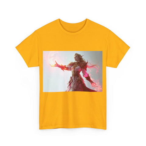 Crimson Elemental Majesty - Unisex Heavy Cotton Tee