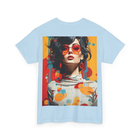 Vibrant Urban Elegance - Unisex Heavy Cotton Tee