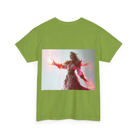 Crimson Elemental Majesty - Unisex Heavy Cotton Tee
