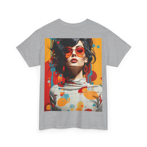 Vibrant Urban Elegance - Unisex Heavy Cotton Tee