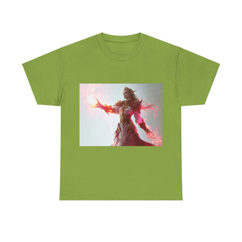 Crimson Elemental Majesty - Unisex Heavy Cotton Tee