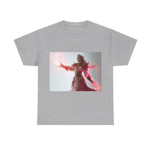 Crimson Elemental Majesty - Unisex Heavy Cotton Tee