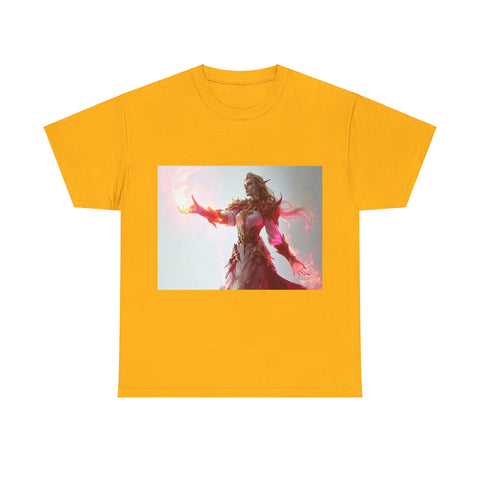 Crimson Elemental Majesty - Unisex Heavy Cotton Tee