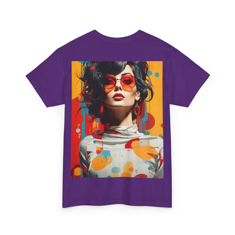 Vibrant Urban Elegance - Unisex Heavy Cotton Tee
