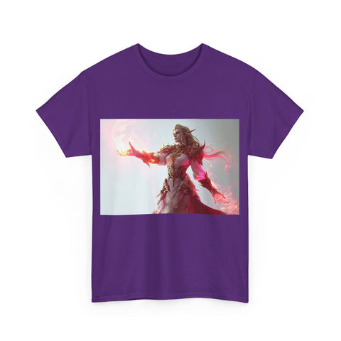 Crimson Elemental Majesty - Unisex Heavy Cotton Tee