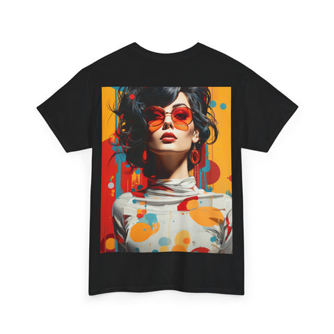 Vibrant Urban Elegance - Unisex Heavy Cotton Tee