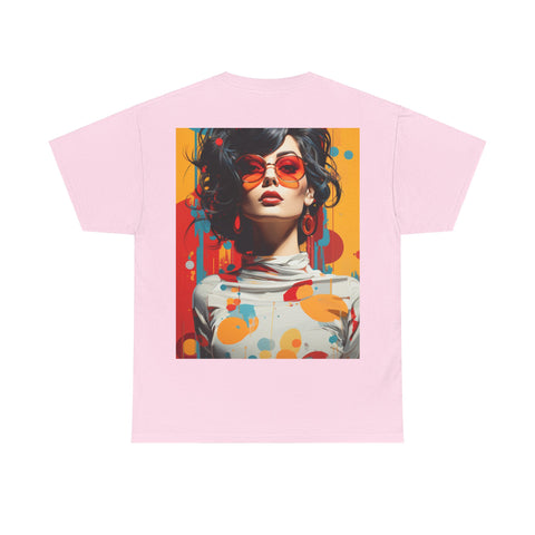 Vibrant Urban Elegance - Unisex Heavy Cotton Tee