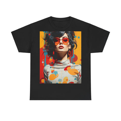 Vibrant Urban Elegance - Unisex Heavy Cotton Tee