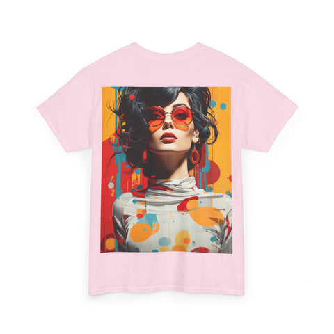 Vibrant Urban Elegance - Unisex Heavy Cotton Tee