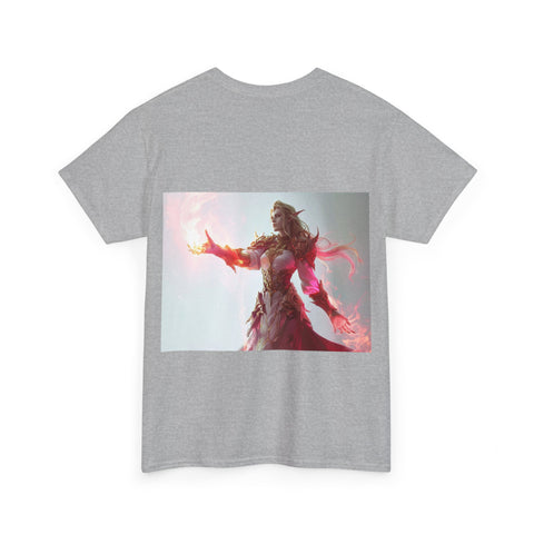 Crimson Elemental Majesty - Unisex Heavy Cotton Tee