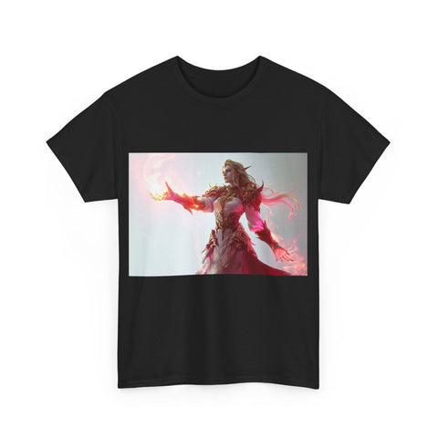 Crimson Elemental Majesty - Unisex Heavy Cotton Tee