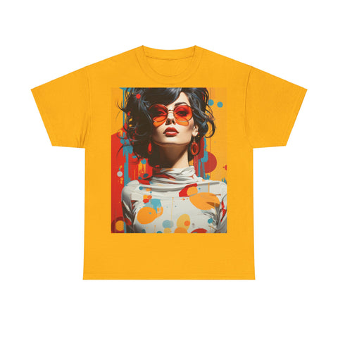 Vibrant Urban Elegance - Unisex Heavy Cotton Tee
