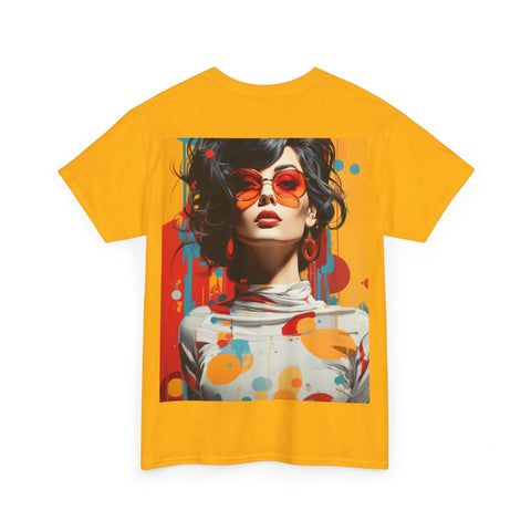 Vibrant Urban Elegance - Unisex Heavy Cotton Tee
