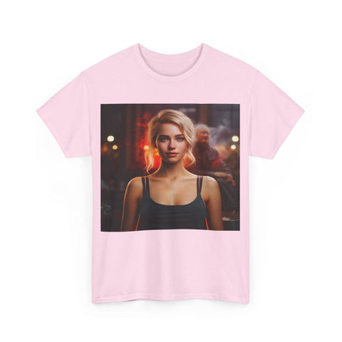 Introspective City Dusk - Unisex Heavy Cotton Tee