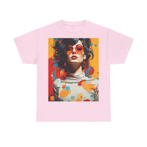 Vibrant Urban Elegance - Unisex Heavy Cotton Tee