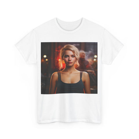 Introspective City Dusk - Unisex Heavy Cotton Tee