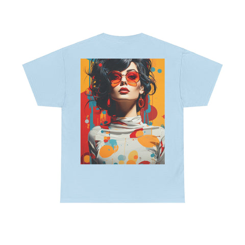 Vibrant Urban Elegance - Unisex Heavy Cotton Tee