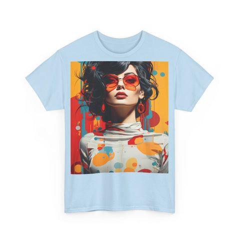 Vibrant Urban Elegance - Unisex Heavy Cotton Tee