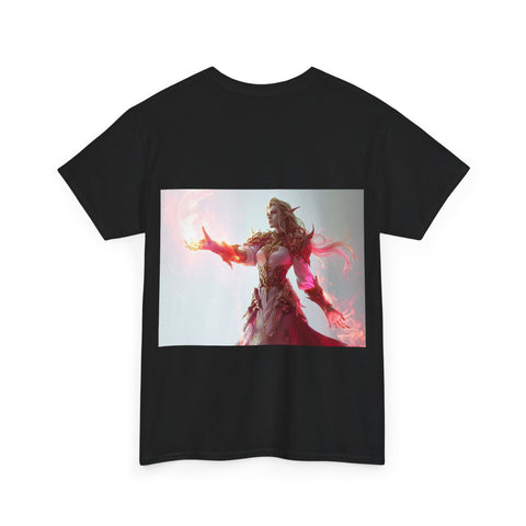 Crimson Elemental Majesty - Unisex Heavy Cotton Tee