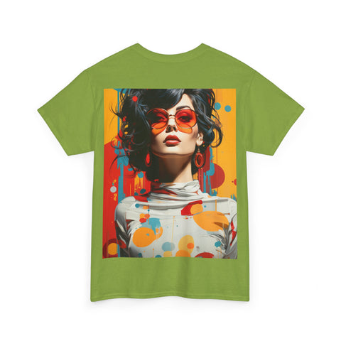 Vibrant Urban Elegance - Unisex Heavy Cotton Tee