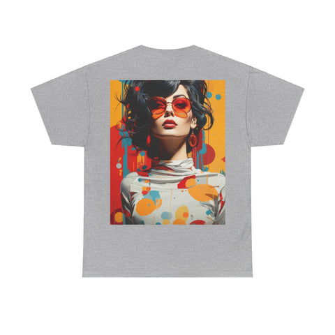 Vibrant Urban Elegance - Unisex Heavy Cotton Tee