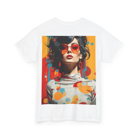 Vibrant Urban Elegance - Unisex Heavy Cotton Tee