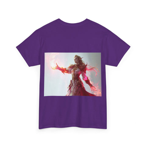 Crimson Elemental Majesty - Unisex Heavy Cotton Tee