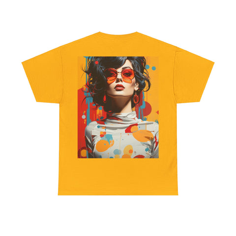 Vibrant Urban Elegance - Unisex Heavy Cotton Tee