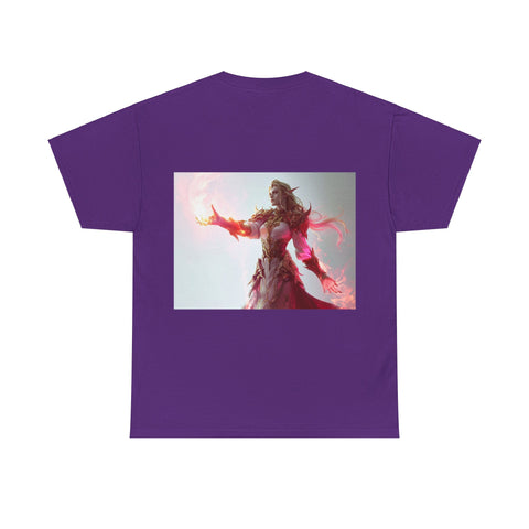 Crimson Elemental Majesty - Unisex Heavy Cotton Tee