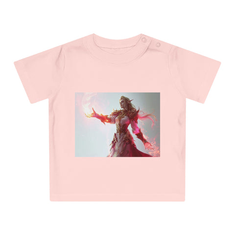 Crimson Elemental Majesty - Baby Organic T-Shirt - Globera