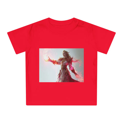 Crimson Elemental Majesty - Baby Organic T-Shirt - Globera