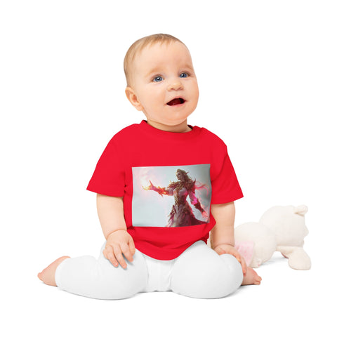 Crimson Elemental Majesty - Baby Organic T-Shirt - Globera