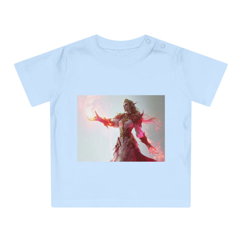 Crimson Elemental Majesty - Baby Organic T-Shirt - Globera