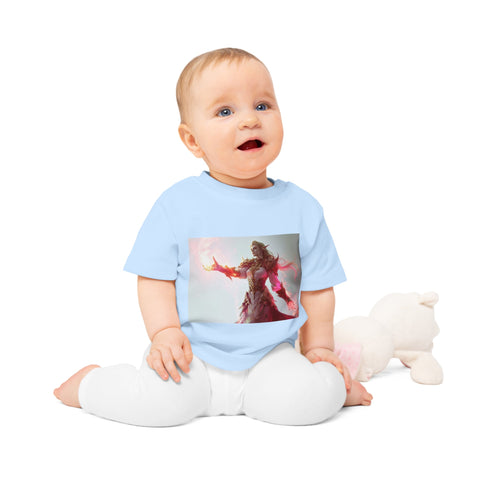 Crimson Elemental Majesty - Baby Organic T-Shirt - Globera