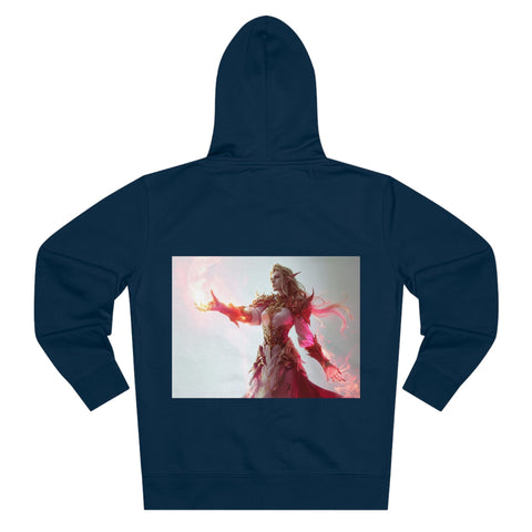 Crimson Elemental Majesty - Men's Cultivator Zip Hoodie - Globera