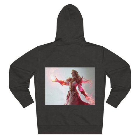 Crimson Elemental Majesty - Men's Cultivator Zip Hoodie - Globera