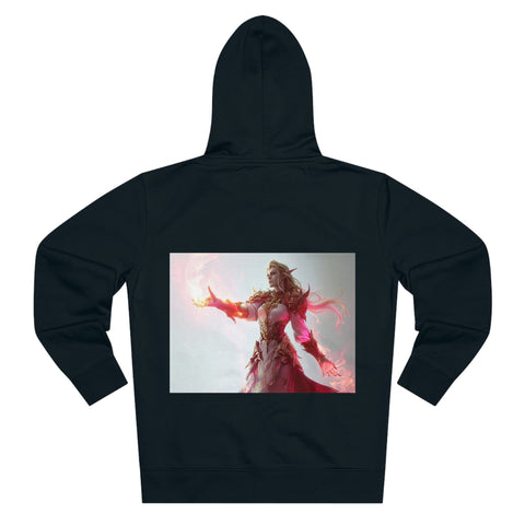 Crimson Elemental Majesty - Men's Cultivator Zip Hoodie - Globera
