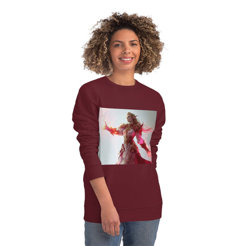 Crimson Elemental Majesty - Unisex Changer Sweatshirt - Globera