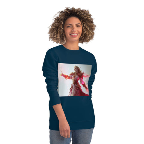 Crimson Elemental Majesty - Unisex Changer Sweatshirt - Globera