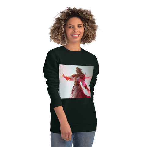 Crimson Elemental Majesty - Unisex Changer Sweatshirt - Globera
