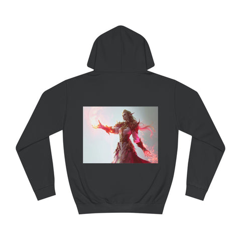 Crimson Elemental Majesty - Unisex College Hoodie - Globera