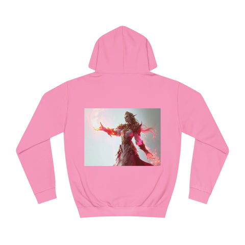 Crimson Elemental Majesty - Unisex College Hoodie - Globera