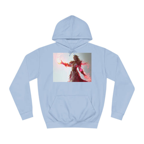 Crimson Elemental Majesty - Unisex College Hoodie - Globera