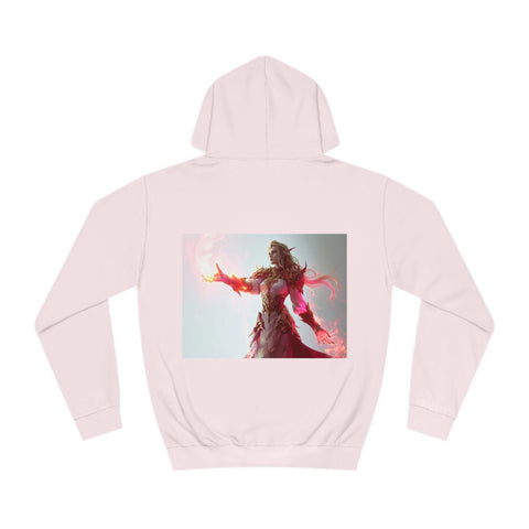 Crimson Elemental Majesty - Unisex College Hoodie - Globera